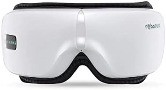 Robocura Eye Massager with Heat Compression & Music, Vibration for Eyes (6 Month Warranty)