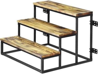 Lumil Garage Steps, Prefab Stairs for Permanent Installation, Not The Portable/Light Weight Alternatives, Hot Tub Stairs, Prefab Outdoor Wood Stairs for Home, Porch Steps