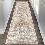 Pauwer Hallway Runner Rug 2'x8', Boho Washable Runner Rugs with Rubber Backing, Non Slip Carpet Runner for Hallways, Farmhouse Rug Runners for Kitchen Laundry Room Entryway Bedroom