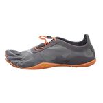 Vibram Women's Five Fingers, KSO EVO Crosstraining Sneaker, Grey/Orange, 9-9.5