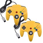 2 Pack N64 Controller, miadore Retro N64 Gaming Gamepad Joystick Double Colored Joypad for N64 System Home Video Game Console