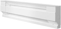 Cadet F Series 24" Electric Baseboard Heater (Model: 2F350W, Part: 09949), 1195/895 BTU, 240/208 Volt, 350/262 Watt, White