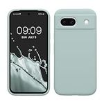 kwmobile Case Compatible with Google Pixel 8a Case - TPU Silicone Phone Cover with Soft Finish - Cool Mint