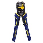 IRWIN VISE-GRIP Wire Stripper, Self-Adjusting, 8-Inch (2078300), Blue/Yellow