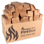 Hardwood Kiln Dried Firewood Logs for fire Pit, 60kg / Chunky Logs Perfect for Pizza Ovens, Fire Pits, Chiminea, BBQ Wood Burner Kiln Dried Hardwood Under 20% Moisture. Ready to Burn Fire Logs…