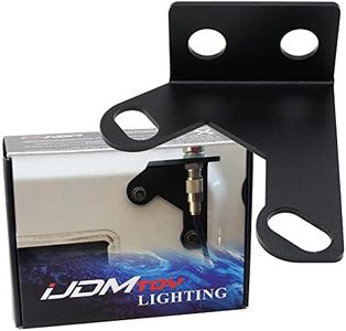 iJDMTOY Dual CB Antenna Mounting Bracket Hardware Compatible With Jeep 2007-2017 Wrangler JK Unlimited