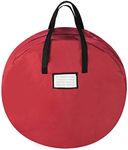 Tiny Tim Totes 83-DT5533 Red Canvas Holiday Christmas Storage Bag for 30" Wreaths, 30 Inch