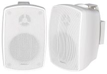 Adastra | Weather Resistant Indoor and Outdoor Full Range Speakers Supplied in Pairs, Patio Music, Garden Speakers, Kitchen or Bathroom Audio | 60W | 4" | White