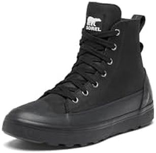 SOREL Men's Metro ll Sneak Waterproof Boot, Black, 10