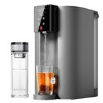 Waterdrop C1H Countertop Reverse Osmosis System, NSF/ANSI 58 & 372 Certified, 6 Stage Instant Hot RO Water Filter, No Installation Required, 3:1 Pure to Drain, Glass Bottle Included