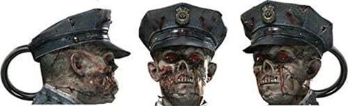 COD ZOMBIE COP MOLDED MUG