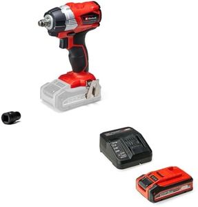 Einhell Professional Akku-Schlagschrauber TP-CW 18 Li BL Power X-Change (18 V, 215 Nm, Brushless, Außenvierkant-Aufnahme, Bit-Adapter, LED-Licht, inkl. 4,0 Ah Akku + Ladegerät)