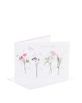 UK Greetings Birthday Card for Her/Friend - Floral Design, White, 178mm x 127mm