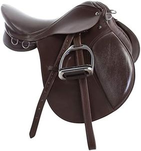 New Brown All Purpose English Riding Horse Saddle (16")