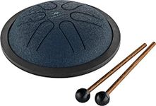 Meinl Sonic Energy Mini Steel Tongue Drum 6 Notes 6" with Mallets, Bag — Sound Healing Instrument for Musical Education, Meditation, ASMR, Yoga