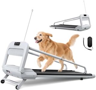 KWOJU Quiet Smart Dog Treadmill for Small & Medium Dogs, Pet Treadmill for Dogs up to 130lbs, Indoor Running Machine for Fitness, Compact & Durable Pacer Treadmill for Health and Exercise