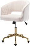 Nrizc Velvet Office Desk Chair, Uph