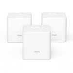 Tenda Nova MW3 Mesh WiFi System, Whole Home WiFi Mesh System, Dual-Band AC1200, Easy Setup, Replaces WiFi Router and Extender, Works with Alexa, Parental Control, 2-3 Rooms WiFi Coverage, 3-Pack,White