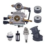 Mikatesi TS700 TS800 Carburetor Kit for Stihl TS 700 TS 800 Cut-Off Saw for Walbro WJ114 for Tillotson HS314A HS-314A Replaces OEM 4224-120-0651 4224-120-0650 4224-120-0600 Carb