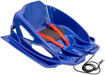 SportsStuff Plastic Toddler Sled with Seat Belt – Safe, Lightweight Baby Snow Sled