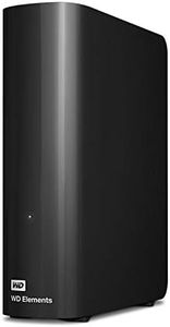 WD 16TB Elements Desktop External Hard Drive, USB 3.0 for plug-and-play storage - WDBWLG0160HBK-NESN