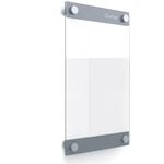 Quartet Glass Whiteboard, Magnetic Dry Erase Board, 11" x 17", with Customizable Templates, White Dry Erase Surface, Infinity (GI1117)