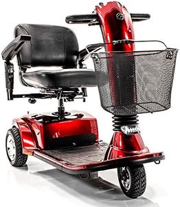 Golden Technologies Companion II 3 Wheel Full Size Electric Mobility Scooter GC-340 (RED)