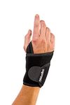 MUELLER Wrist Support Wrap, OSFM (Black)