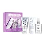 COLOR WOW Dream Smooth Travel Kit – Frizz-Fighting Essentials for Sleek, Glossy Hair | Mini Dream Coat, Shampoo + Conditioner | Humidity-Proof, Weightless Shine On The Go