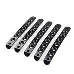 SKUNTUGUANG Grab Handle Inserts Aluminum Cover Trim forJ-eep Wrangle JK Unlimited Accessories 2007-2016, 4 Door Front & Back Door 5pcs/Set (Black)