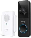 eufy Security, Video Doorbell (Battery-Powered) with Chime, 1080p, 120-Day Battery Life, Easy Installation, Encrypted Local Storage, No Monthly Fees (Requires Micro-SD Card)