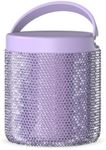 Hydrapeak 32oz Stainless Steel Vacuum Insulated Thermos Food Jar | Thermos for Hot Food and Cold Food, Wide Mouth Leak-Proof Soup Thermos for Adults, 10 Hours Hot and 16 Hrs Cold (Bling-Lavender)