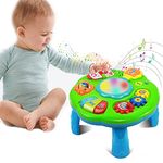 Toyard Hugo's Ocean Musical Learning Table - Music Activity Center Table For Infant Babies Toddler Boys Girls 18 Months Up, Multi