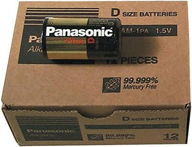 Panasonic Alkaline D Cell 12 Piece Box of Batteries