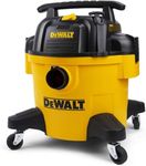 DEWALT DXV06PZ 4 Peak HP Shop Vacuums Wet/Dry, 6 Gallon Poly Wet/Dry Vac, Heavy-Duty Shop Vacuum with Blower Function Yellow+Black