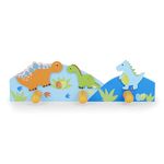 Mousehouse Gifts Children's Triple Coat Hook Wall Hook for Nursery or Bedroom Decoration (Dinosaur)