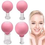 4 PCS Face Cupping Set,Silicone Vac