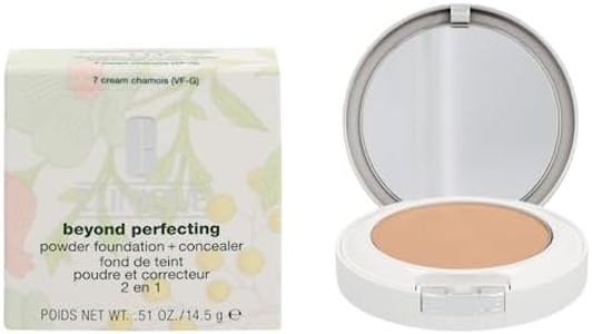 Clinique Beyond Perfecting Powder Foundation #7 Cream Chamois (VF-G)-Dry Comb. To Oily for Women - 0.51 oz Powder Foundation + Concealer, 15.3 Milliliter