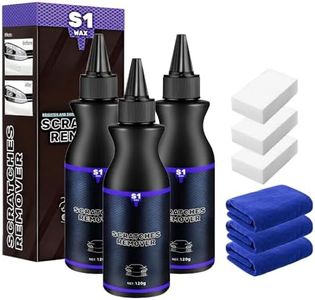 Scratch Remover for Vehicles, 2026 New Upgraded Car Scratch Removal Wax Kit, Universal Car Paint Scratch Repair with Wipe and Sponge for Deep Scratches, Easy to Use Polishing Compound for Car(3)