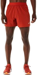 ASICS Men's ROAD 5IN SHORT Running Apparel, XL, SPICE LATTE