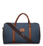 The Clownfish Tapestry Fabric 42 Litre Cabin Luggage Travel Duffle Bag (Blue)