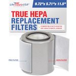 LifeSupplyUSA Filter Compatible with Austin Air HM-200 HM200 Air Purifier Filter Compatible with HealthMate, HealthMate Jr with Prefilter - Aftermarket