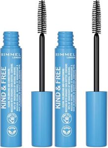 Rimmel Kind + Free Volume & Length Mascara, Black, 7ml (Pack of 2)
