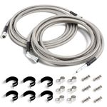 VORGENS Fuel Line Kit-Quick-Fix Compatible with Chevy HHR, 2006-11|Cobalt, 2005-10|Pontiac G5, 2007-10#Upgraded with Stainless Steel Braided Fuel Line