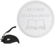 EXLIBRIS Book Embosser from The Library of Embosser, Custom Embosser Stamp, Book Embosser, Library Stamp, Monogram Embosser Stamp