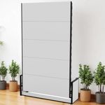 Wallbedking - Murphy Bed - Studio Vertical Wall bed - Fold Up - Space Saving Folding Bed Frame - Pull Down (135cm x 190cm)
