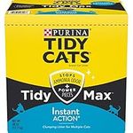 Purina Tidy Cats Clumping Cat Litter, Tidy Max Instant Action Multi Cat Litter - 38 lb. Box