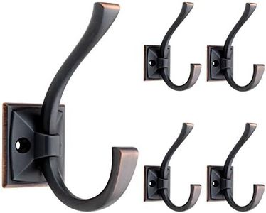 Franklin Brass 137246M Ruavista Coat and Hat Hook Venetian Bronze with Copper Highlights, (5 Pack)