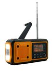 Soundmaster DAB112OR DAB+ FM Emergency Radio SOS Digital Radio Solar Dynamo Bluetooth LED Li-Ion Battery