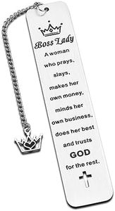 Boss Lady Gifts for Women Best Boss Gifts for Boss Lady Mothers Day Boss Day Birthday, Boss Appreciation Bookmark for Coworker Leaving Farewell Retirement Gifts for Female Boss Manager Leader